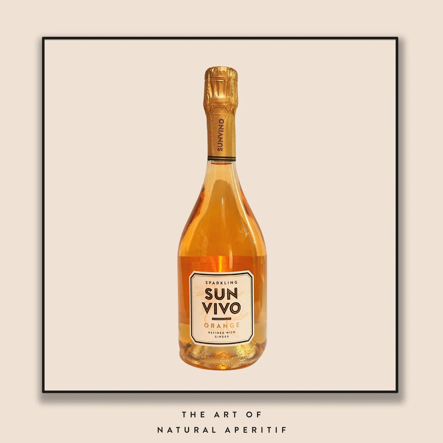 SunVivo Orange Sparkling – prickelnder Aperitif mit mediterranem Orange-Vibe