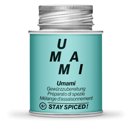 Stay Spiced Umami Gewürz kaufen – Aromatische Gewürzmischung für Tiefe, Fülle & intensiven Geschmack