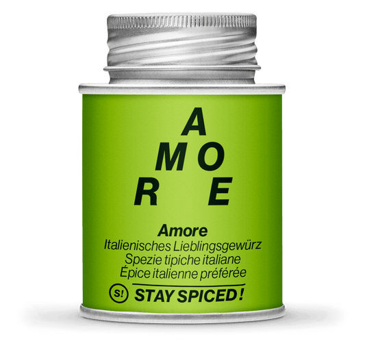 Stay Spiced AMORE Gewürz kaufen – Mediterrane Gewürzmischung für Pasta, Pizza & italienischen Genuss