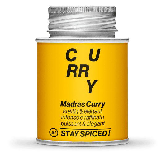 Stay Spiced Curry Madras kaufen – Aromatische Currymischung für indische Küche, Fleisch & intensiven Genuss