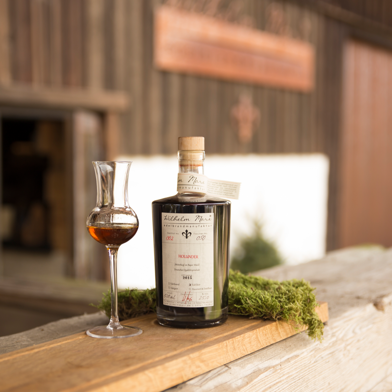 Marx - Edelliqueur vom Schwarzen Holunder - (25% vol.) 500ml